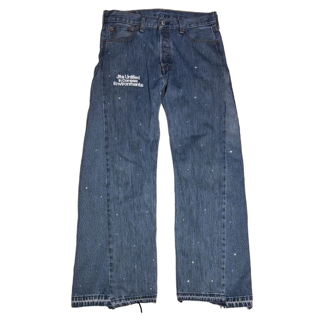 Rhinestone Denim Jeans