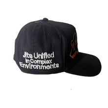 Load image into Gallery viewer, Black and Orange Graffiti Cap
