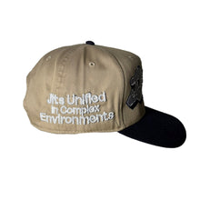 Load image into Gallery viewer, Khaki and Navy Graffiti Cap
